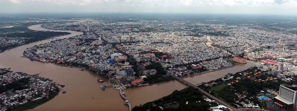 Can Tho en el delta del río Mekong