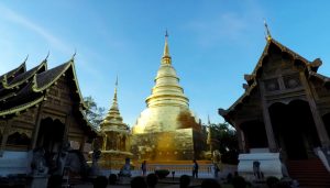 Templo de Wat Phra Singh en Chiang Mai