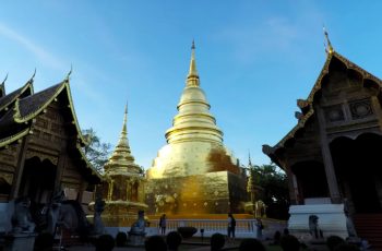 Templo de Wat Phra Singh en Chiang Mai
