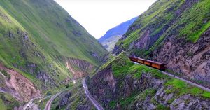 Viajar en tren a La Nariz del Diablo en Ecuador