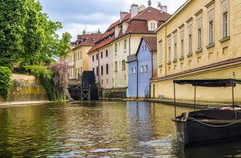 Isla Kampa (Na Kampě) en Praga